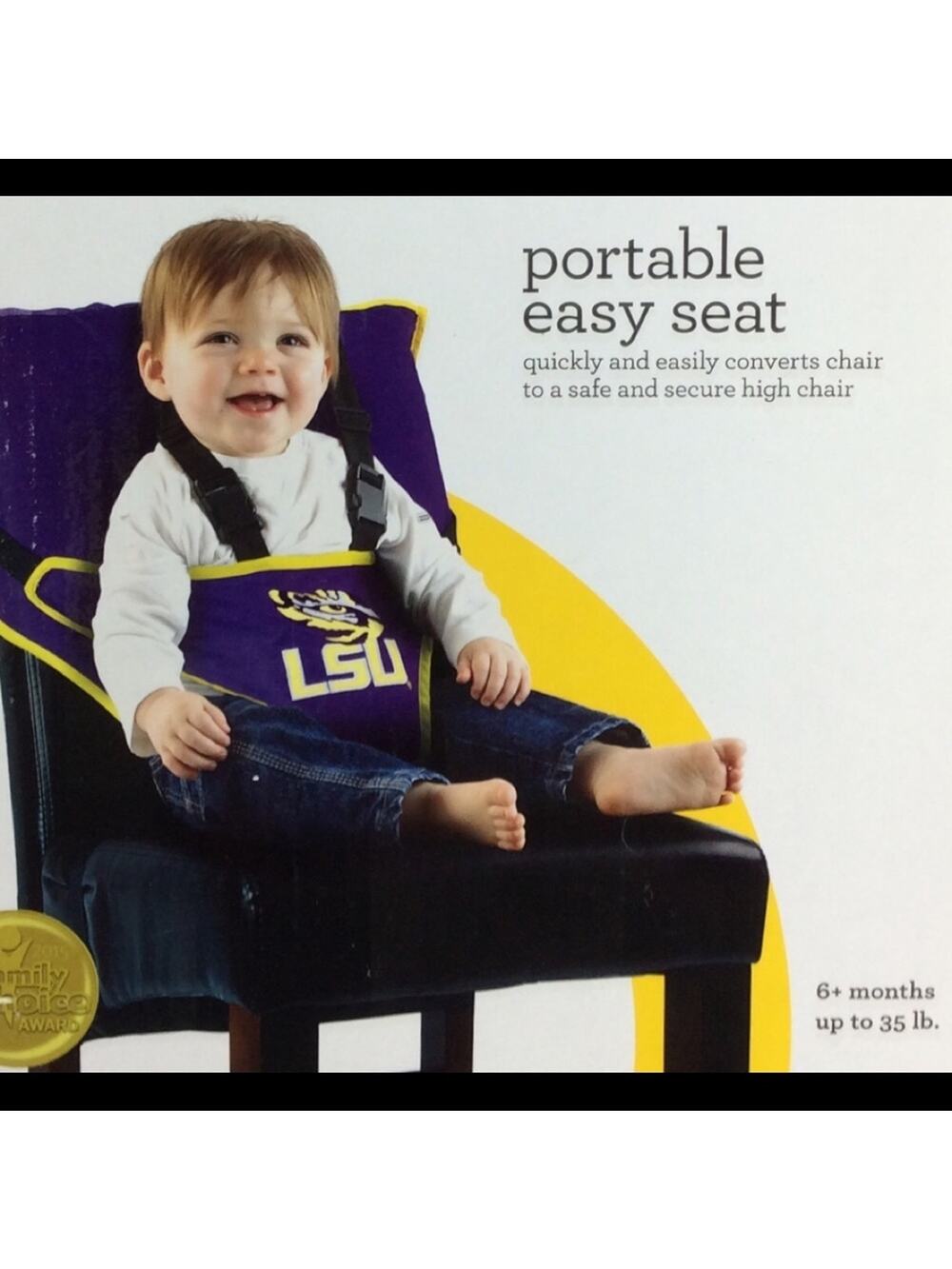 🐯NCAA LSU Tigers Cozy Cover Portable Easy Seat